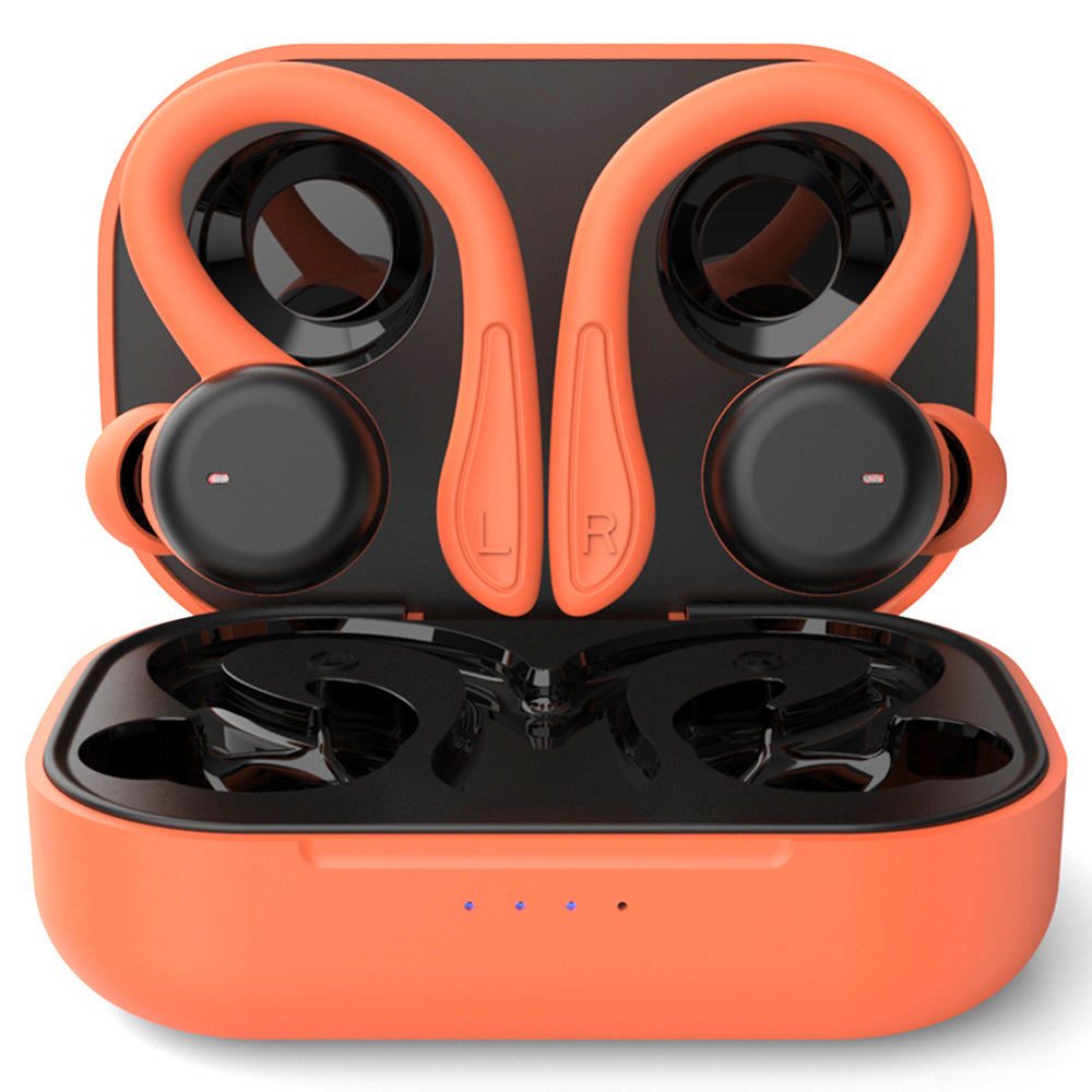 T40 Ear Hook Wireless Earphone IPX6 Waterproof Hands-free Touch Control Bending Sports Earbuds T40 Ear Hook Wireless Earphone IPX6 Waterproof Hands-free Touch Control Bending Sports Earbuds